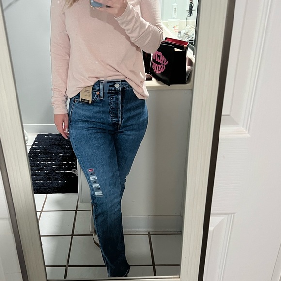 Levi’s wagging straight jeans size 26 short - Picture 5 of 5